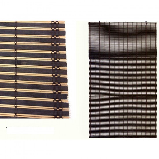 Κουρτίνα Μπαμπού Καφέ/Ξύλο 120x250cm
