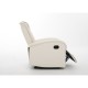 Πολυθρόνα Ανακλινόμενη ArteLibre CELAENO Εκρού PU 80x96x97cm