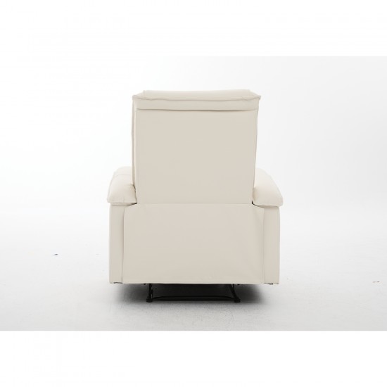 Πολυθρόνα Ανακλινόμενη ArteLibre CELAENO Εκρού PU 80x96x97cm