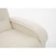 Πολυθρόνα Ανακλινόμενη ArteLibre CELAENO Εκρού PU 80x96x97cm