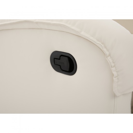 Πολυθρόνα Ανακλινόμενη ArteLibre CELAENO Εκρού PU 80x96x97cm