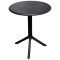 Τραπέζι Κήπου ArteLibre ISENYA Μαύρο PP Φ60x75cm